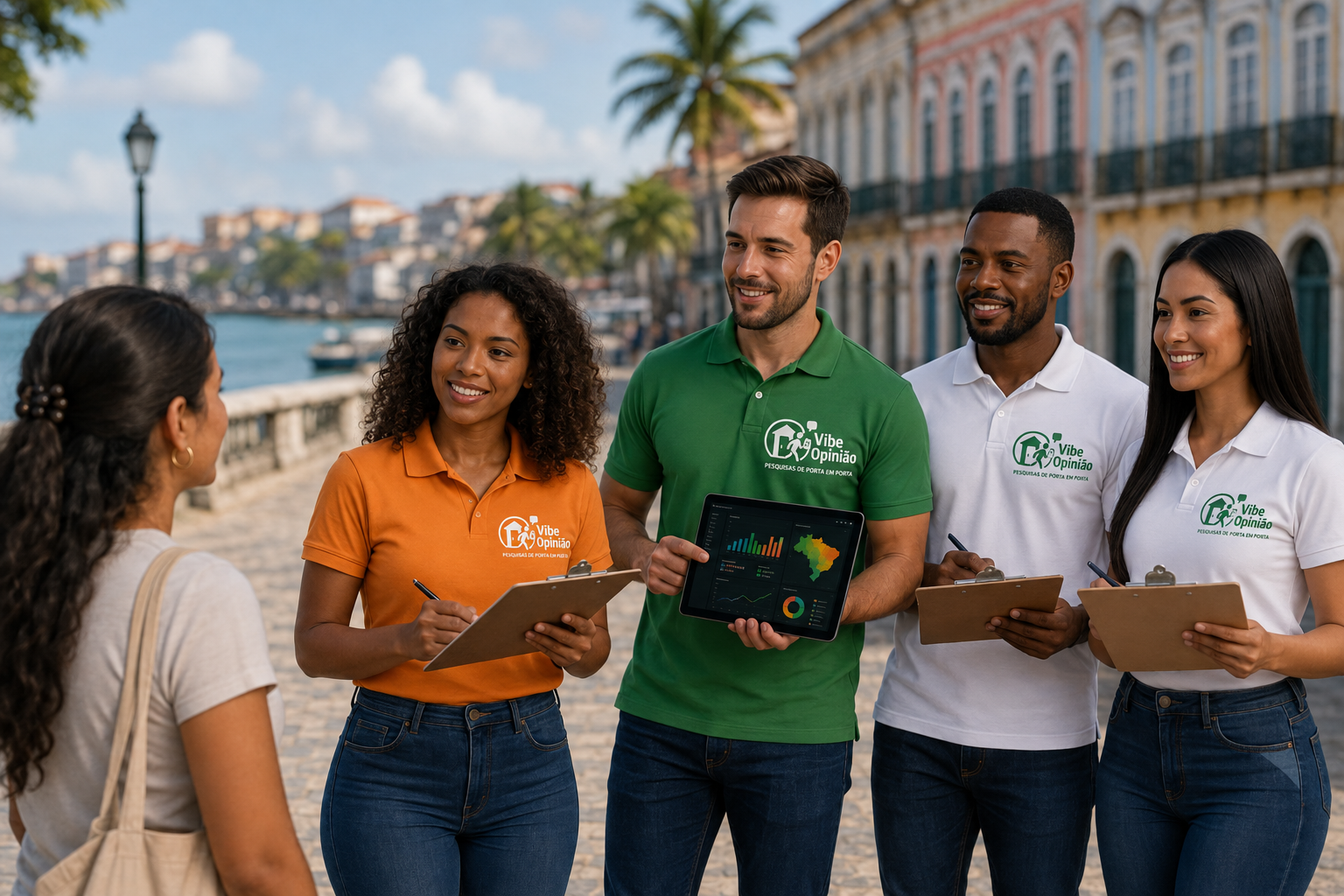 Equipe Vibe Opinião em ação